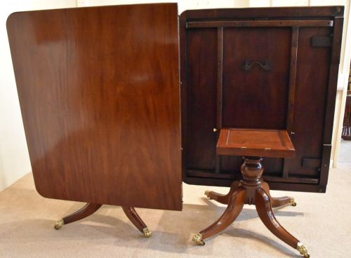 GEORGE III LARGE 12 SEATER MAHOGANY DINING TABLE - ADDITIONAL PHOTO 8