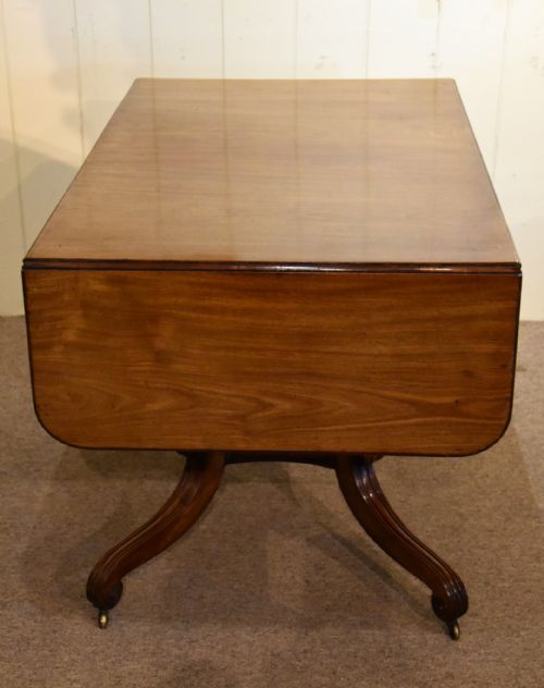 REGENCY MAHOGANY SOFA TABLE - ADDITIONAL PHOTO 8
