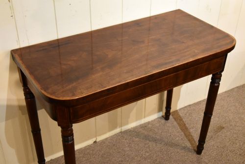18TH CENTURY MAHOGANY TEA TABLE - ADDITIONAL PHOTO 3