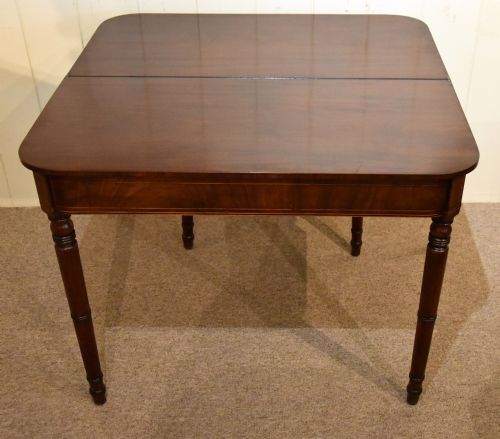 18TH CENTURY MAHOGANY TEA TABLE - ADDITIONAL PHOTO 4