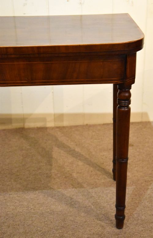 18TH CENTURY MAHOGANY TEA TABLE - ADDITIONAL PHOTO 5