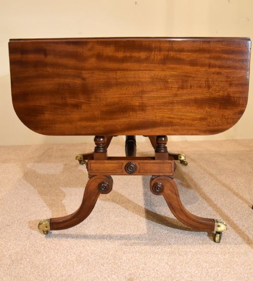 GEORGE III MAHOGANY GAMES SOFA TABLE - ADDITIONAL PHOTO 5