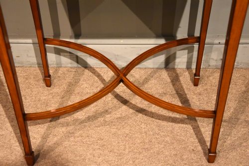 SATINWOOD LATE 19TH CENTURY BIJOUTERIE TABLE - ADDITIONAL PHOTO 3