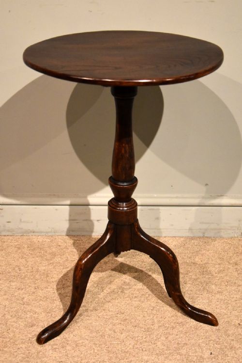 oak and elm george iii wine tripod table - CATEGORY: ANTIQUE TABLES - DATED GEORGIAN