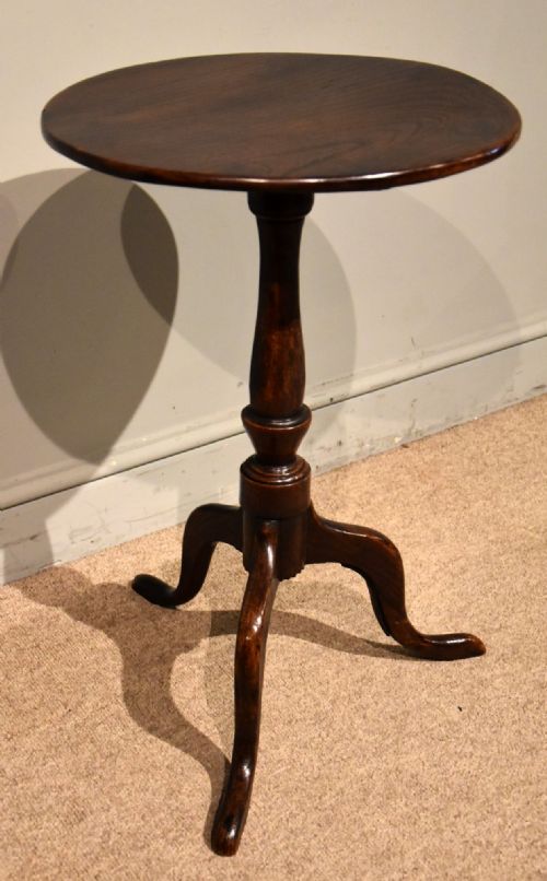 OAK AND ELM GEORGE III WINE TRIPOD TABLE - ADDITIONAL PHOTO 4