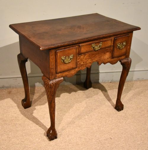 18TH CENTURY GEORGE II OAK LOWBOY - ADDITIONAL PHOTO 4