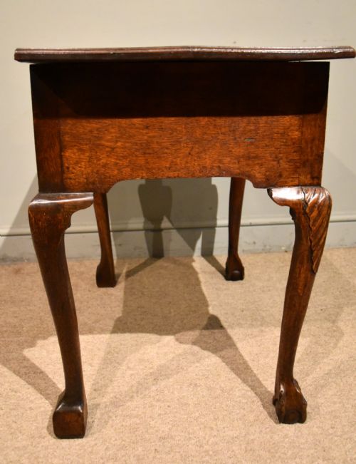 18TH CENTURY GEORGE II OAK LOWBOY - ADDITIONAL PHOTO 6