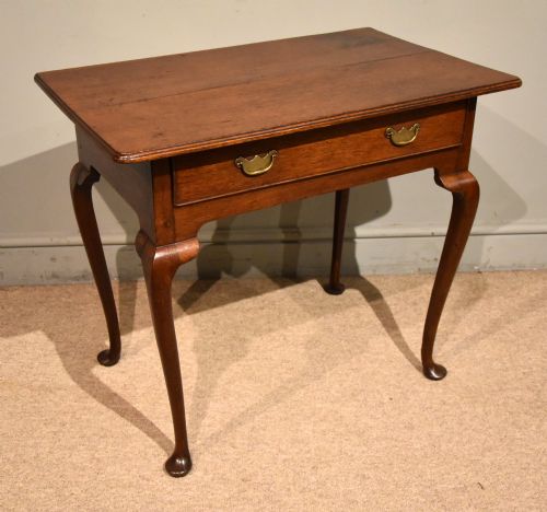 mid 18th century oak side table - CATEGORY: ANTIQUE TABLES - DATED GEORGIAN