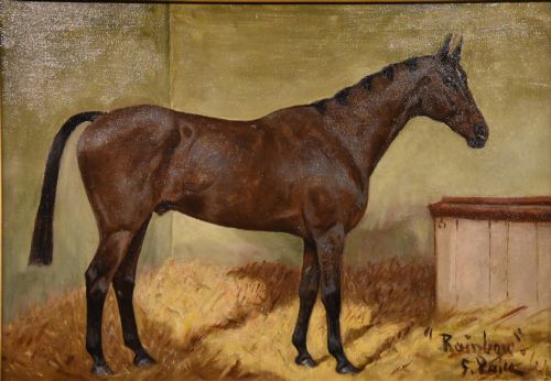 OIL PAINTING PAIR BY GEORGE PAICE RAINBOW AND STROMER - ADDITIONAL PHOTO 3