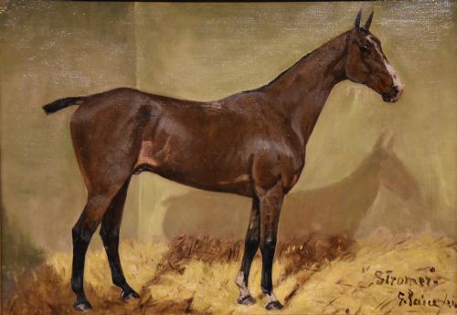 OIL PAINTING PAIR BY GEORGE PAICE RAINBOW AND STROMER - ADDITIONAL PHOTO 4