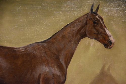 OIL PAINTING PAIR BY GEORGE PAICE RAINBOW AND STROMER - ADDITIONAL PHOTO 5