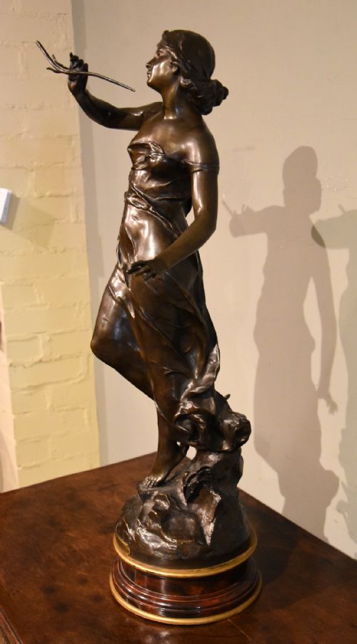 BRONZE DEPICTING LA RENOMMEE JULIEN CAUSSE - ADDITIONAL PHOTO 2