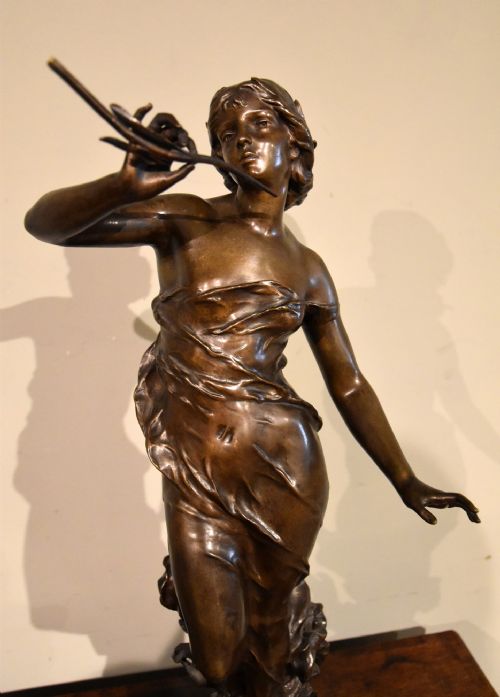 BRONZE DEPICTING LA RENOMMEE JULIEN CAUSSE - ADDITIONAL PHOTO 3