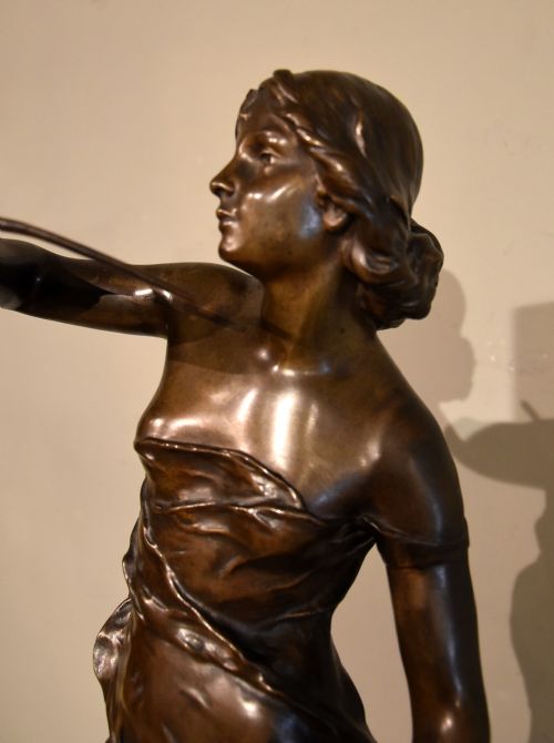BRONZE DEPICTING LA RENOMMEE JULIEN CAUSSE - ADDITIONAL PHOTO 4