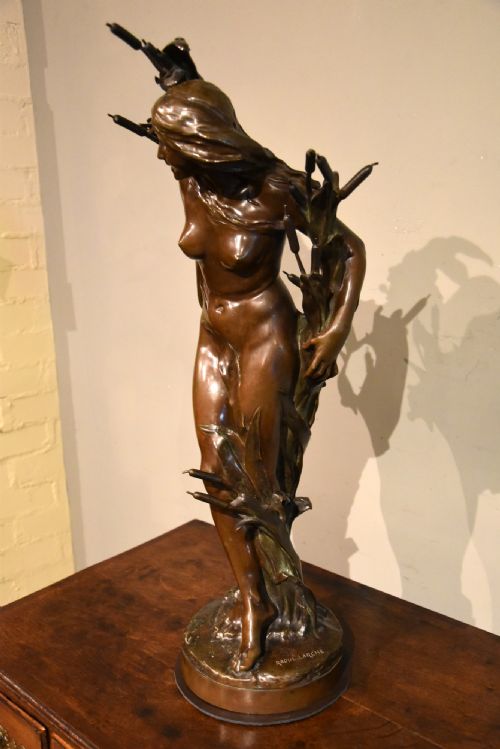 SCULPTURE LES ROSEAUX IN BRONZE BY FRANCOISRAOUL LARCHE - ADDITIONAL PHOTO 2