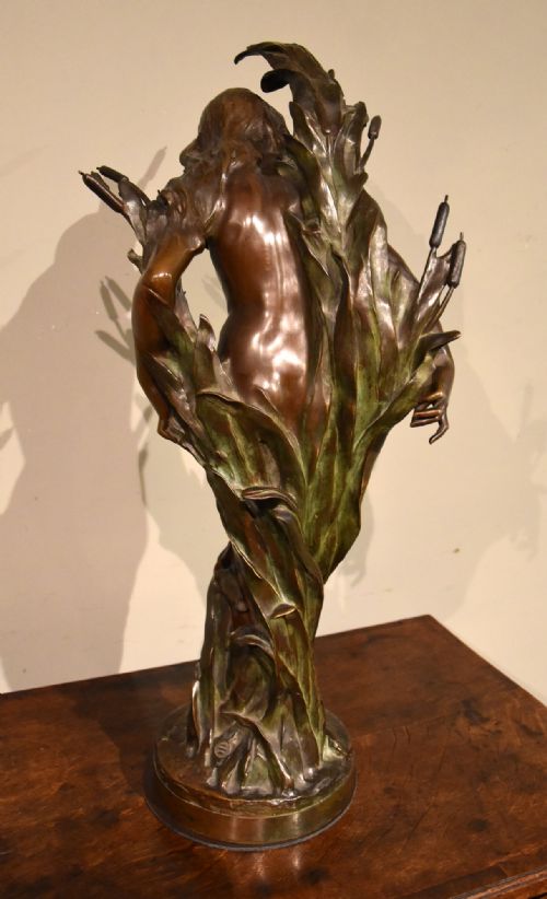 SCULPTURE LES ROSEAUX IN BRONZE BY FRANCOISRAOUL LARCHE - ADDITIONAL PHOTO 3