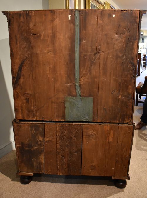 EARLY 18TH CENTURY WALNUT CHEST ON CHEST - ADDITIONAL PHOTO 11