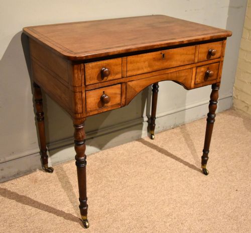 GEORGE III MAHOGANY SIDE TABLE DRESSING TABLE - ADDITIONAL PHOTO 1