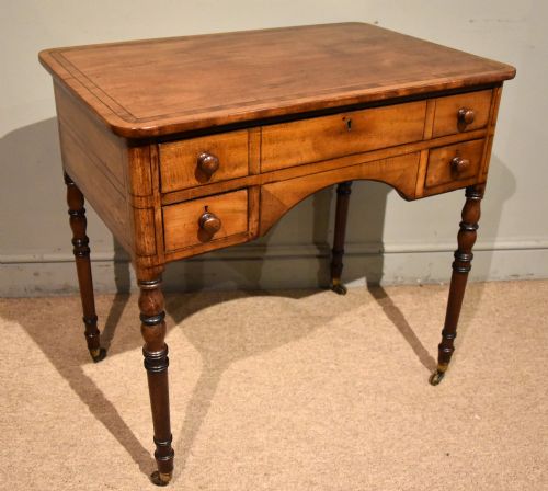GEORGE III MAHOGANY SIDE TABLE DRESSING TABLE - ADDITIONAL PHOTO 3