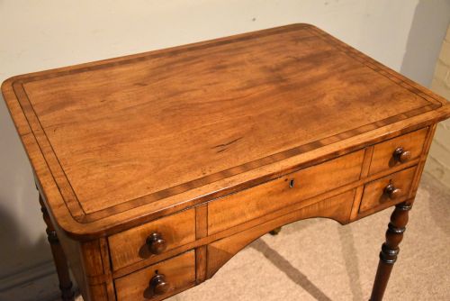 GEORGE III MAHOGANY SIDE TABLE DRESSING TABLE - ADDITIONAL PHOTO 8