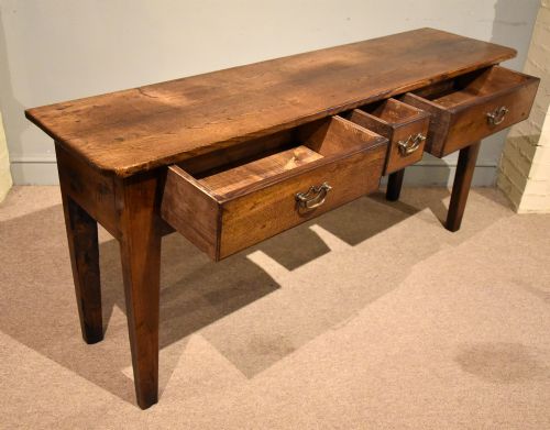 19TH CENTURY FRENCH CHESTNUT SERVER - ADDITIONAL PHOTO 3