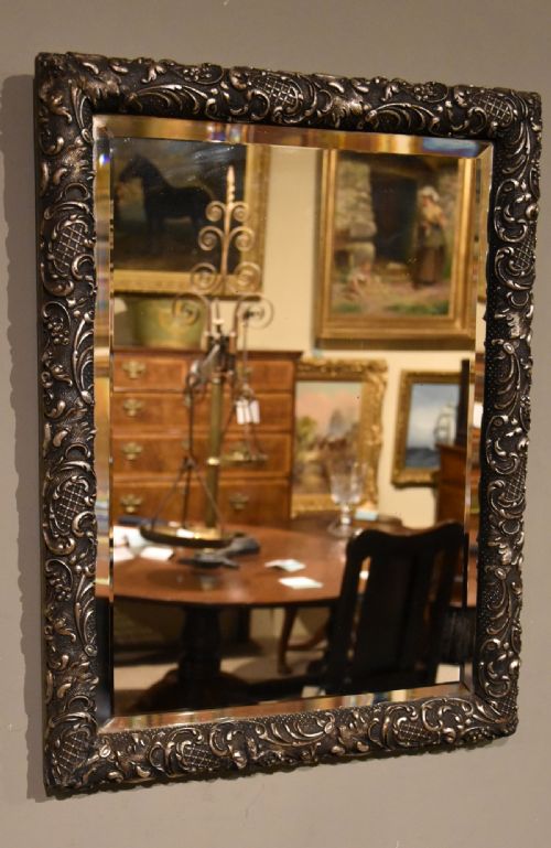 SILVER GILT MIRROR BY CO ROSENBERG AND CO LIVERPOOL 1920 - ADDITIONAL PHOTO 1