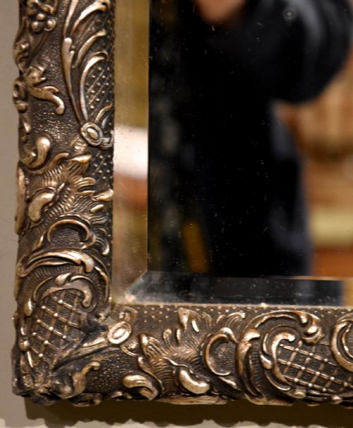 SILVER GILT MIRROR BY CO ROSENBERG AND CO LIVERPOOL 1920 - ADDITIONAL PHOTO 2