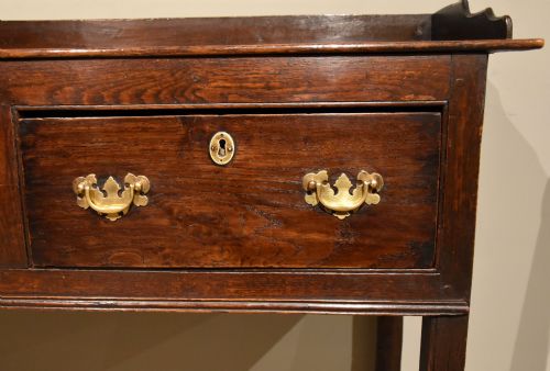 18TH CENTURY GEORGIAN COUNTRY OAK DRESSER BASESERVER - ADDITIONAL PHOTO 5