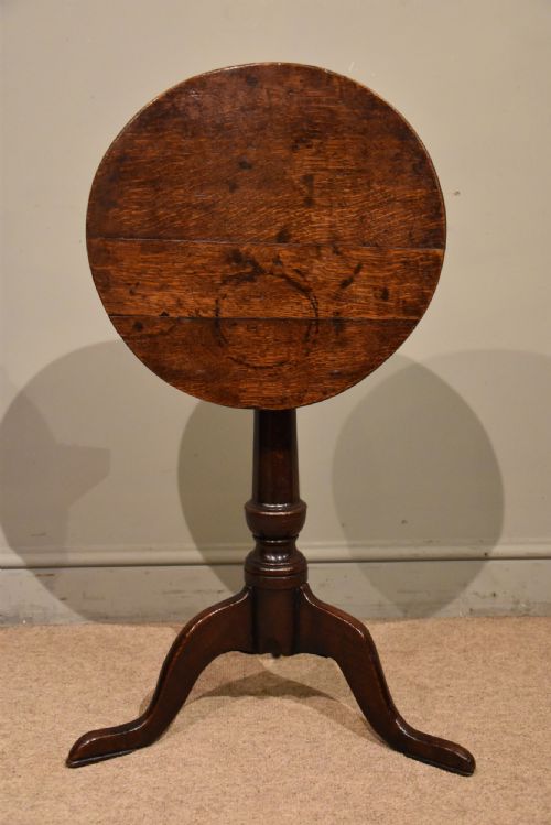 george iii oak lampwine table - CATEGORY: ANTIQUE TABLES - DATED GEORGIAN