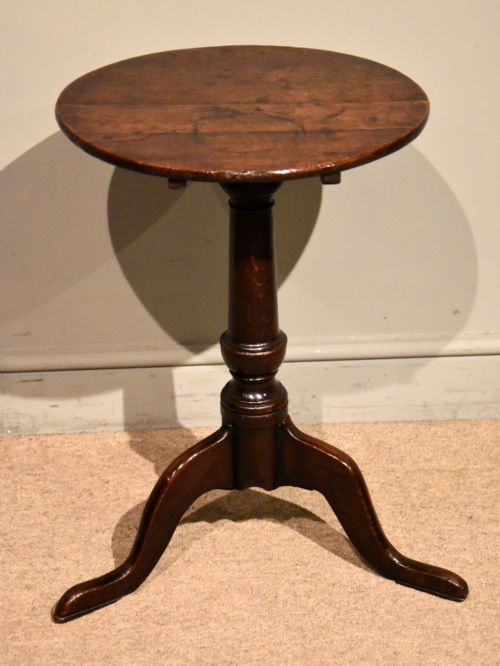 GEORGE III OAK LAMPWINE TABLE - ADDITIONAL PHOTO 2
