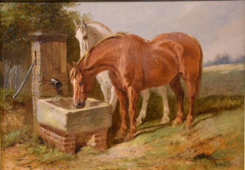 OIL PAINTING BY JOHN STURGESS THE BLUE RIBBON ARMY - ADDITIONAL PHOTO 1