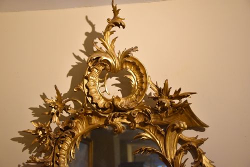 19TH CENTURY CARVED GILT PIER MIRROR - ADDITIONAL PHOTO 2