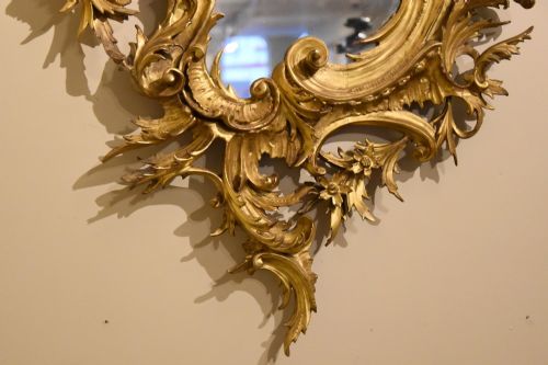 19TH CENTURY CARVED GILT PIER MIRROR - ADDITIONAL PHOTO 3