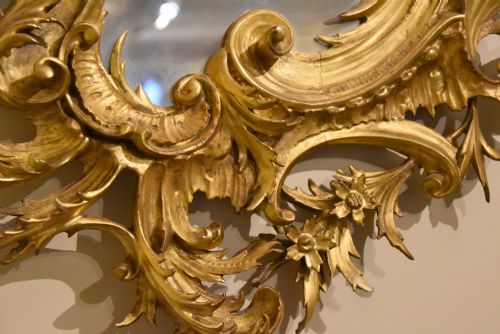 19TH CENTURY CARVED GILT PIER MIRROR - ADDITIONAL PHOTO 6