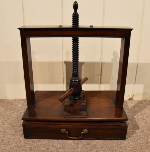 george iii mahogany book press - CATEGORY: ANTIQUE MISCELLANEOUS - DATED GEORGIAN