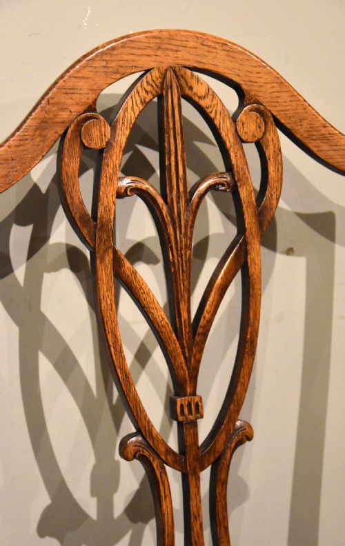 SET OF SIX GEORGIAN HEPPLEWHITE DINING CHAIRS - ADDITIONAL PHOTO 7