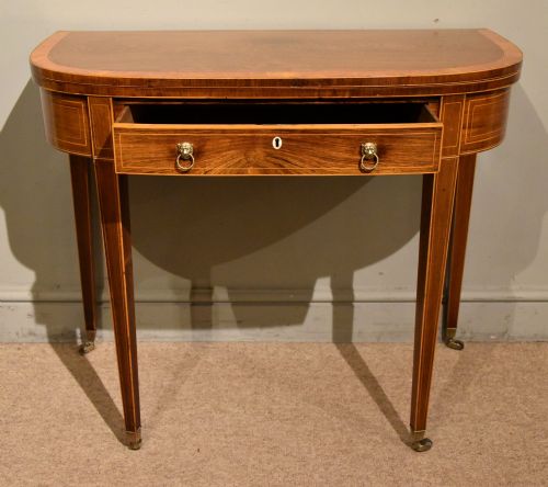 SCOTTISH REGENCY ROSEWOOD TEA TABLE - ADDITIONAL PHOTO 1