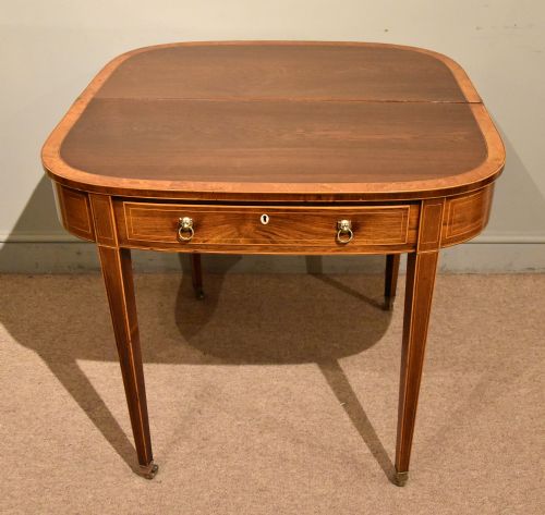 SCOTTISH REGENCY ROSEWOOD TEA TABLE - ADDITIONAL PHOTO 4