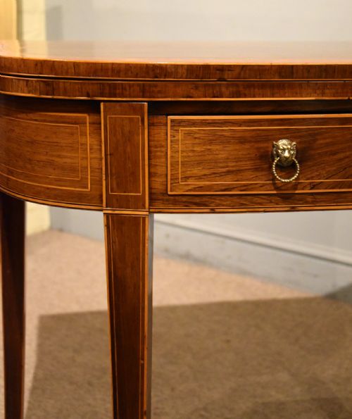 SCOTTISH REGENCY ROSEWOOD TEA TABLE - ADDITIONAL PHOTO 8