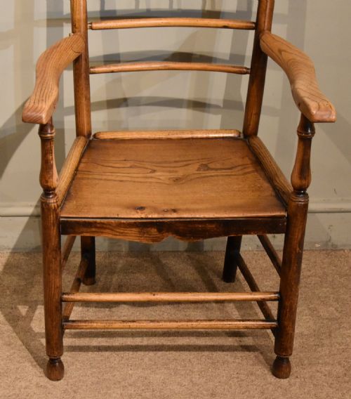 19TH CENTURY SPINDLEBACK ARMCHAIR - ADDITIONAL PHOTO 1