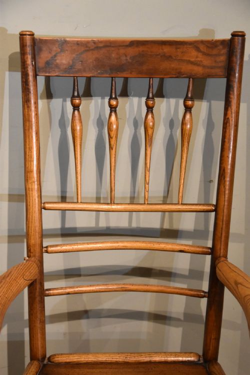 19TH CENTURY SPINDLEBACK ARMCHAIR - ADDITIONAL PHOTO 2
