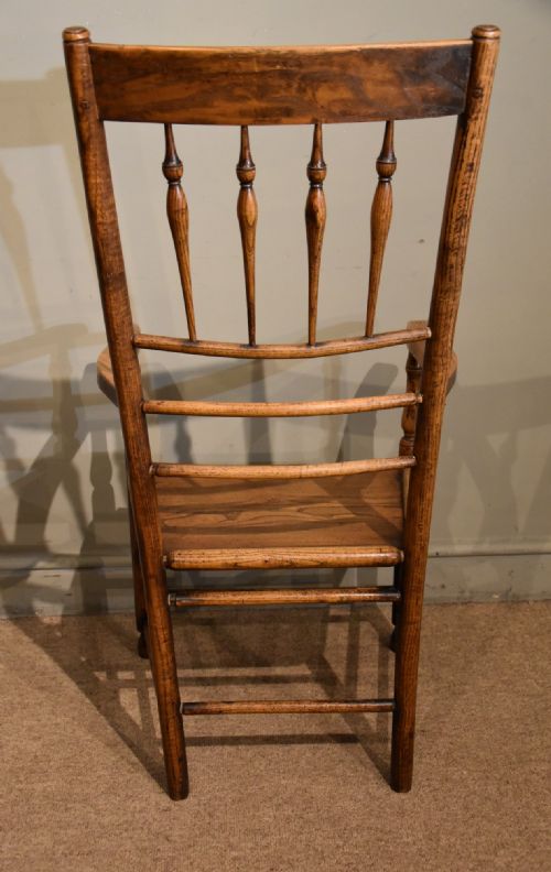 19TH CENTURY SPINDLEBACK ARMCHAIR - ADDITIONAL PHOTO 5