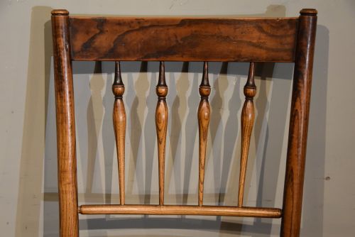 19TH CENTURY SPINDLEBACK ARMCHAIR - ADDITIONAL PHOTO 6