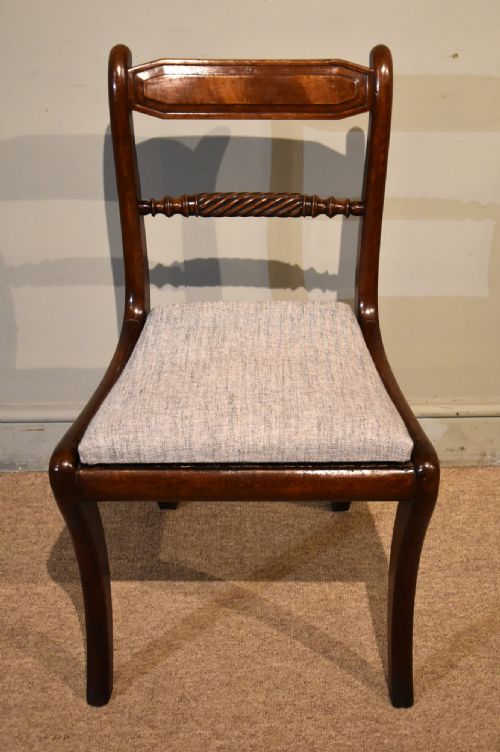 TEN REGENCY ROPE BACK DINING CHAIRS - ADDITIONAL PHOTO 2