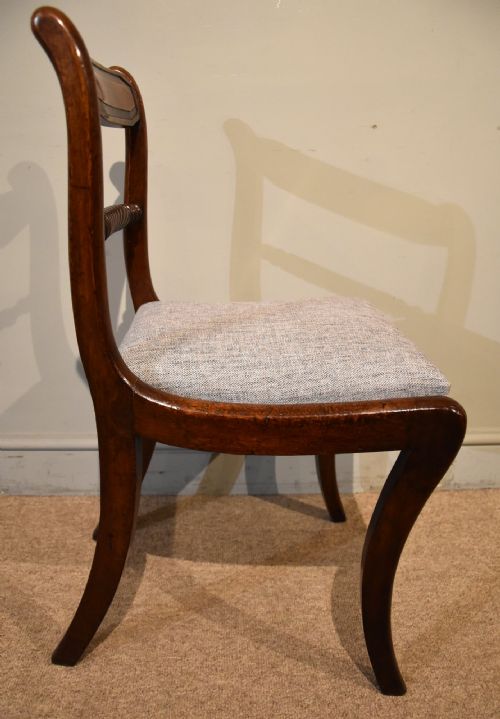 TEN REGENCY ROPE BACK DINING CHAIRS - ADDITIONAL PHOTO 3