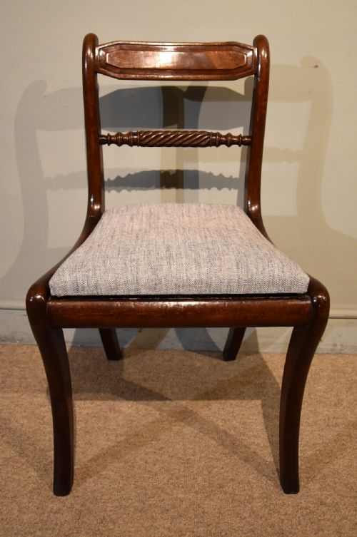 TEN REGENCY ROPE BACK DINING CHAIRS - ADDITIONAL PHOTO 5