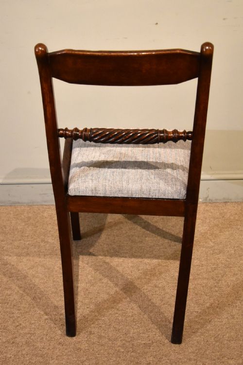 TEN REGENCY ROPE BACK DINING CHAIRS - ADDITIONAL PHOTO 8