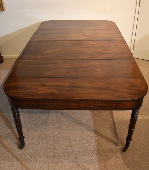 REGENCY PERIOD MAHOGANY CONCERTINA DINING TABLE - ADDITIONAL PHOTO 1