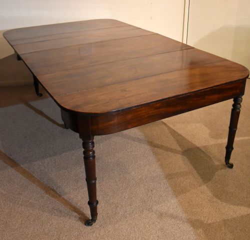 REGENCY PERIOD MAHOGANY CONCERTINA DINING TABLE - ADDITIONAL PHOTO 2