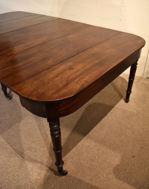 REGENCY PERIOD MAHOGANY CONCERTINA DINING TABLE - ADDITIONAL PHOTO 4